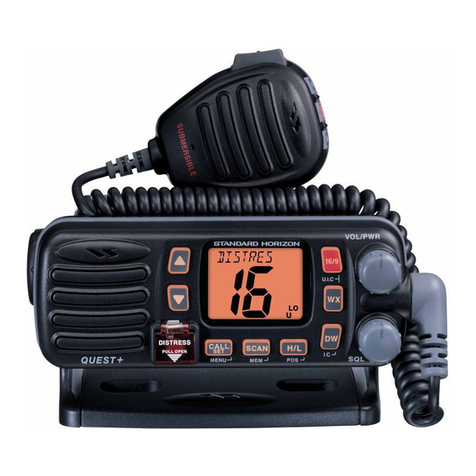 Standard Horizon QUEST+ GX1256S User manual