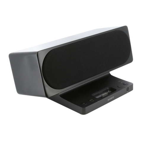 Sony SRS-GU10iP Marketing operating instructions