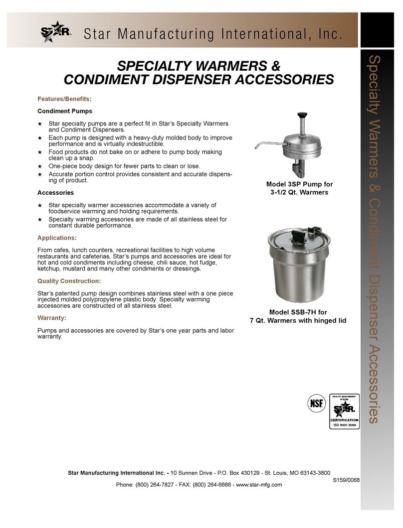 Star Manufacturing 3SP Specification sheet
