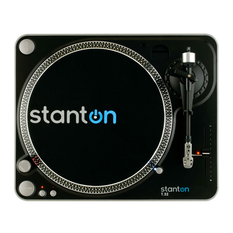 Stanton T.52 User manual
