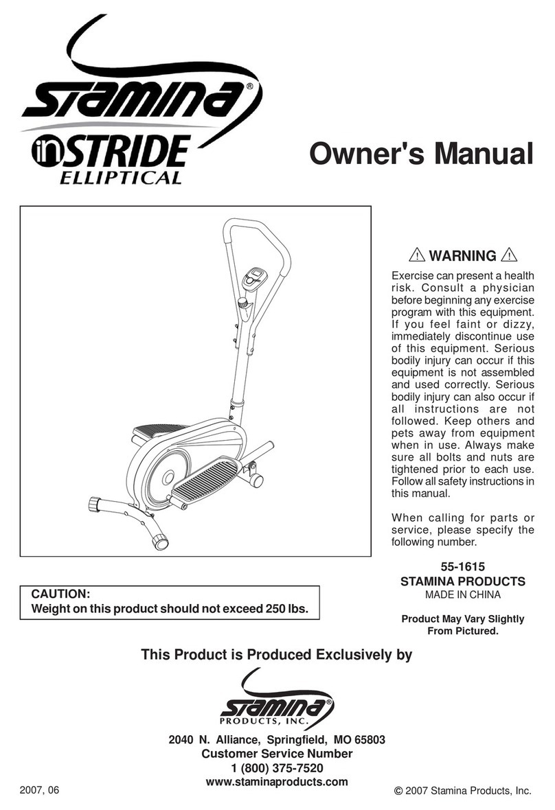 Stamina INSTRIDE 55-1615 User manual