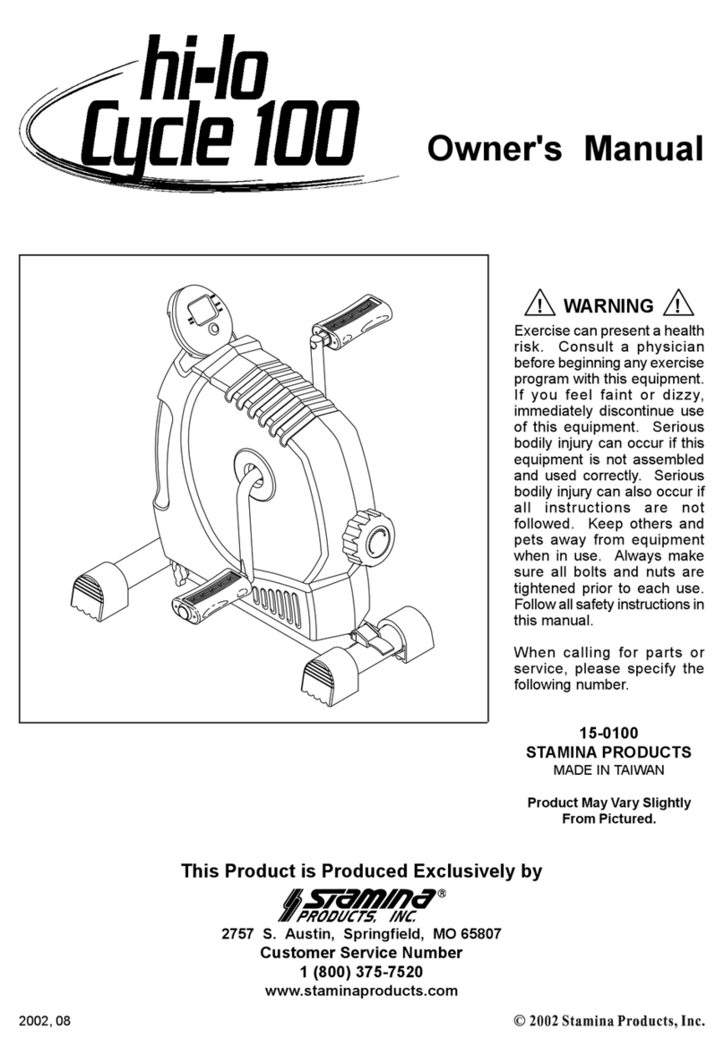 Stamina 15-0100 User manual