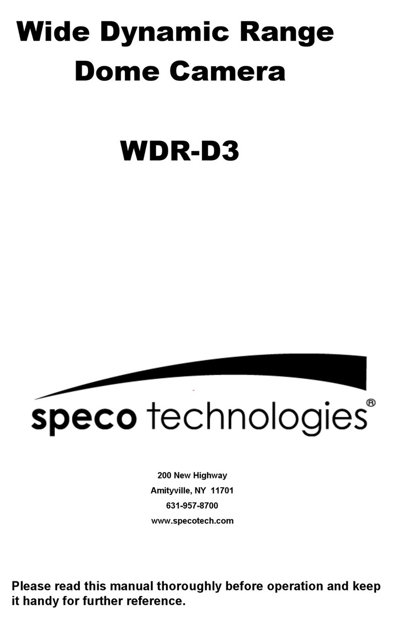 Speco WDR-R3 owner's manual