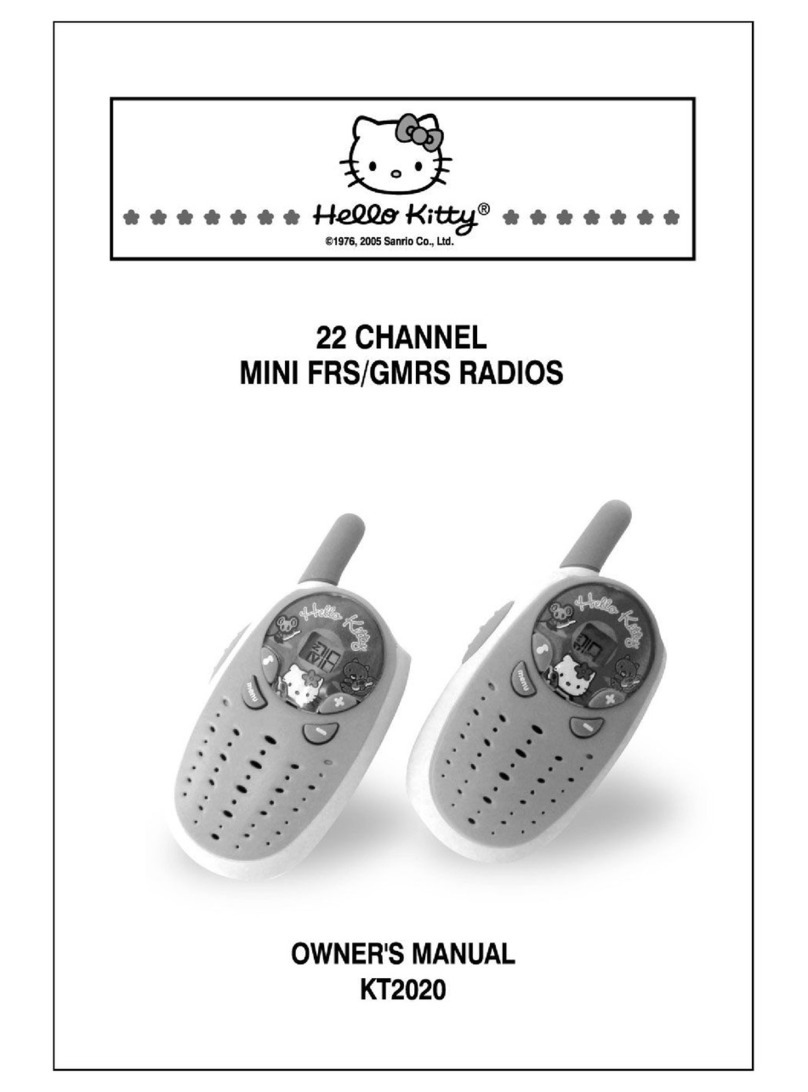 Spectra Hello Kitty KT2020 owner's manual