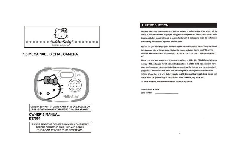 Spectra Hello Kitty KT7004 owner's manual