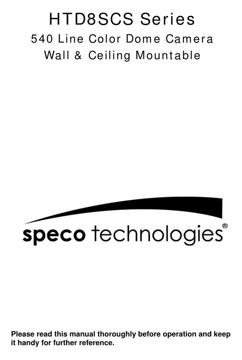 Speco HTD8SCS Series User manual