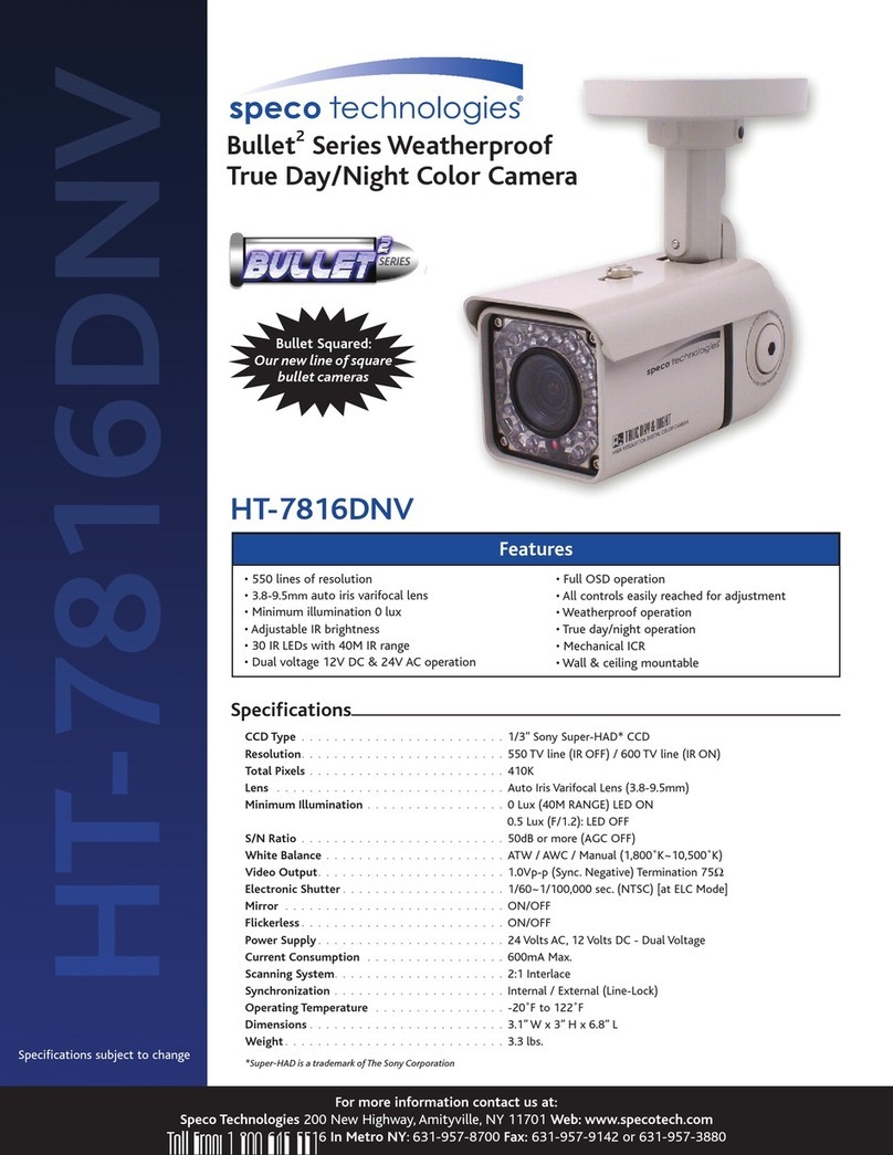 Speco HT-7816DNV User manual Speco HT-7816DNV User manual