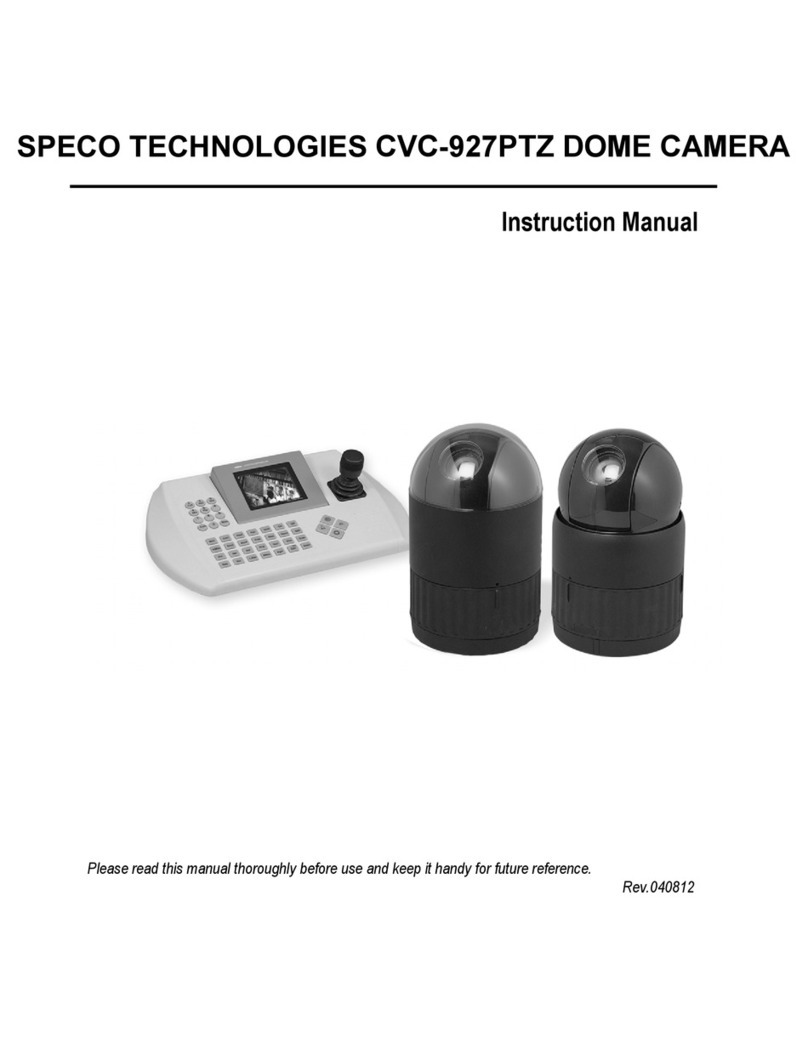 Speco CVC-927PTZ User manual