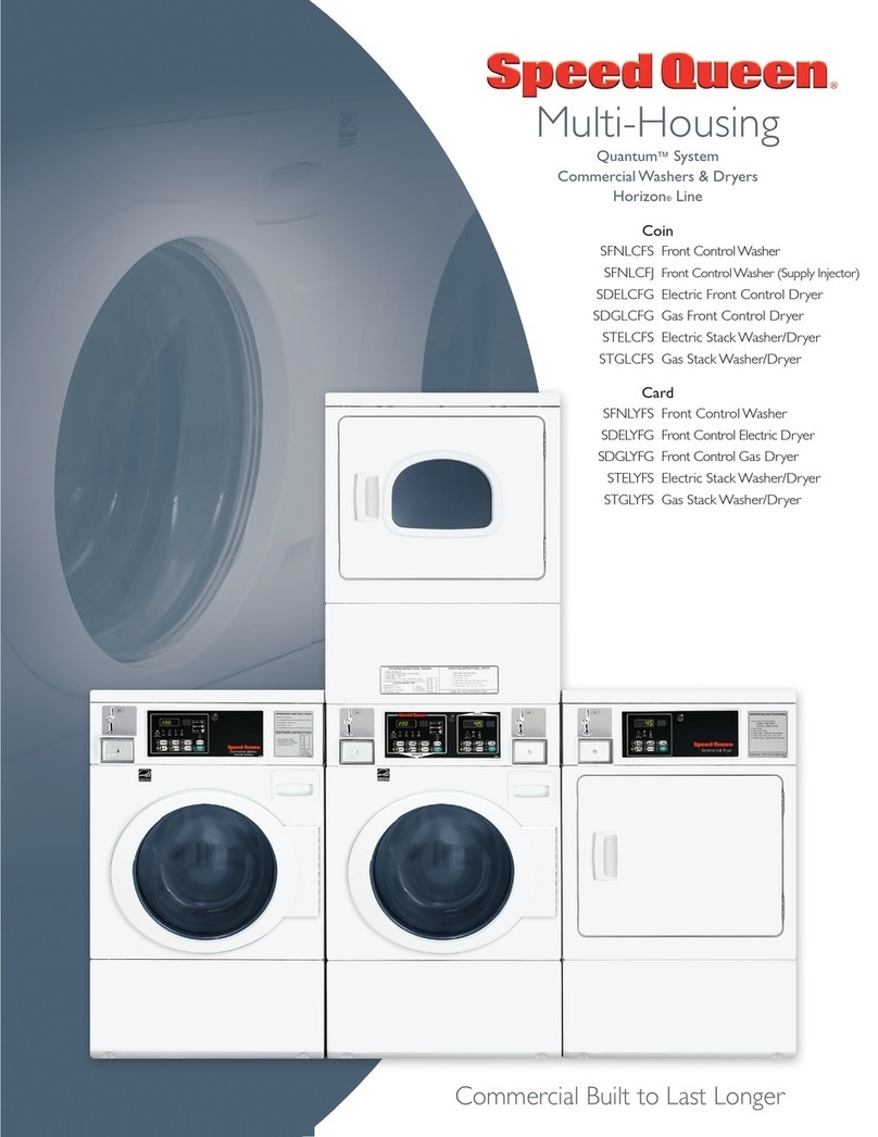 Speed Queen Washer/Dryer User manual
