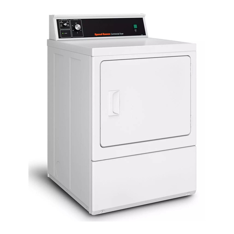 Speed Queen SDE807 User manual