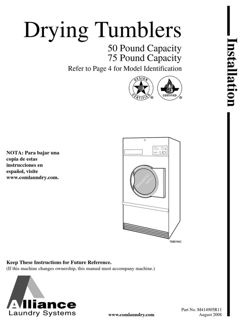 Speed Queen TMB796C User manual