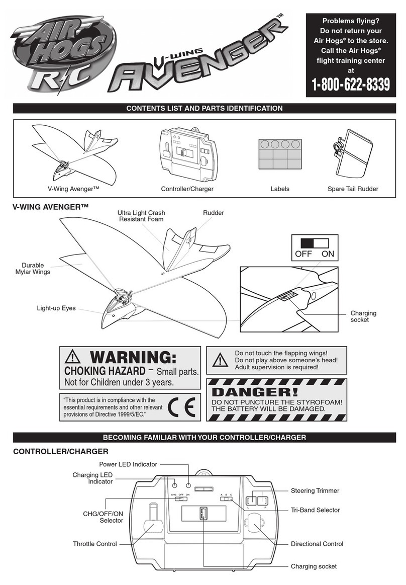 Air Hogs Air Hogs RC V-Wing Avenger User instructions