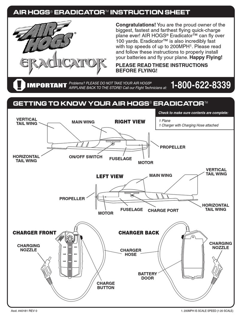 Spinmaster Air Hogs Eradicator User manual