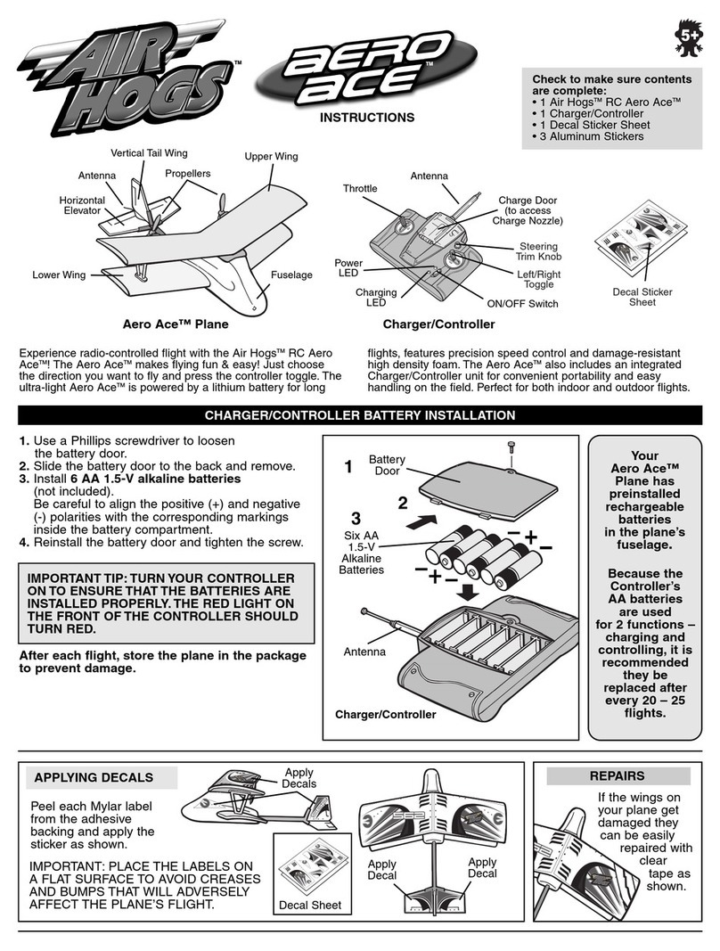 Spinmaster Air Hogs Aero Ace User manual