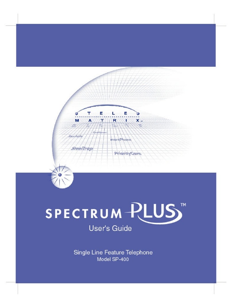 Spectrum TELEMATRIX SP-400 user manual