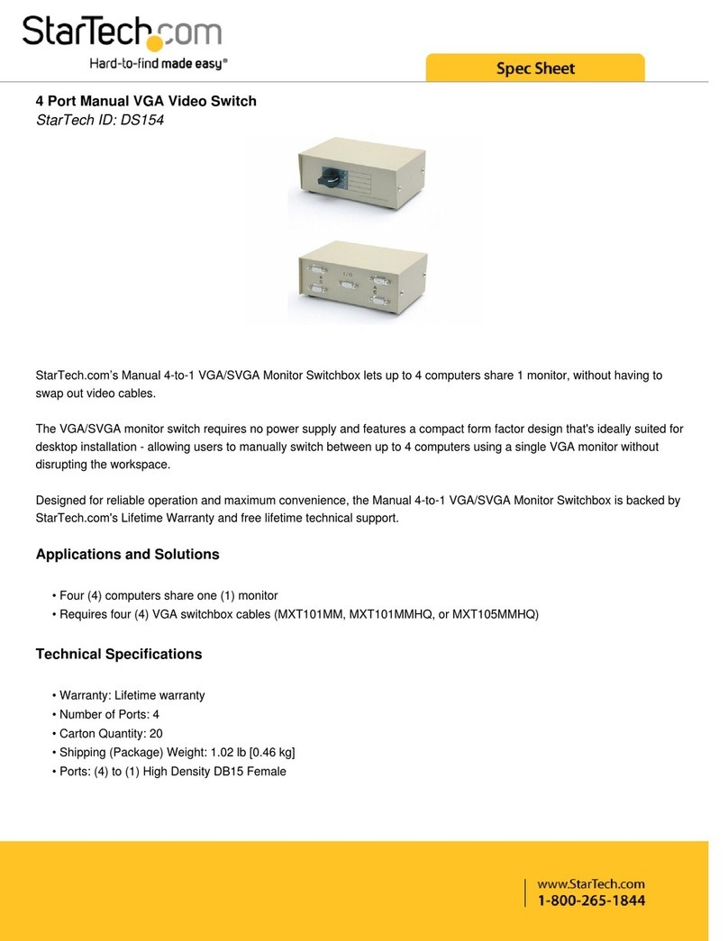StarTech.com DS154 Spec sheet