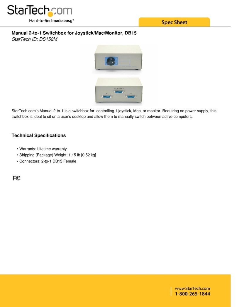 StarTech.com DS152M System manual