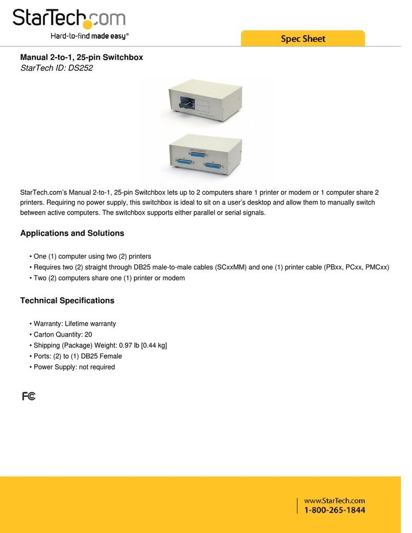 StarTech.com DS252 System manual