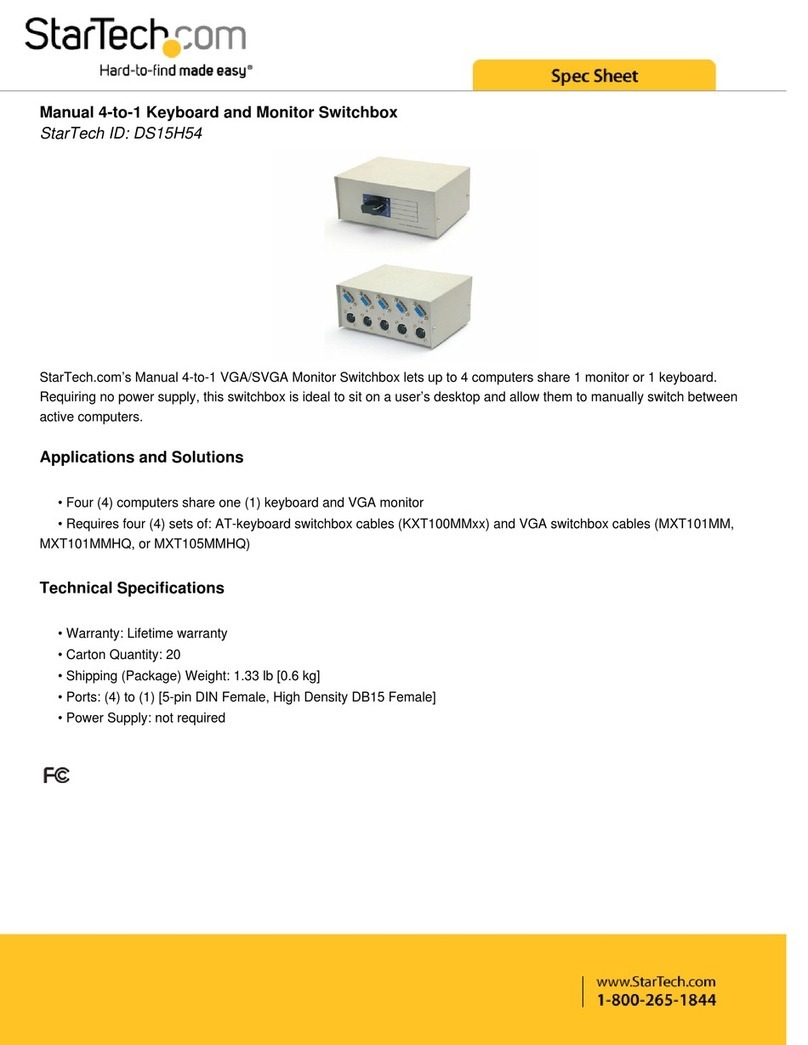 StarTech.com DS15H54 System manual StarTech.com DS15H54 System manual