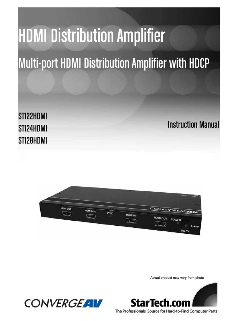 StarTech.com ST122HDMI instruction manual