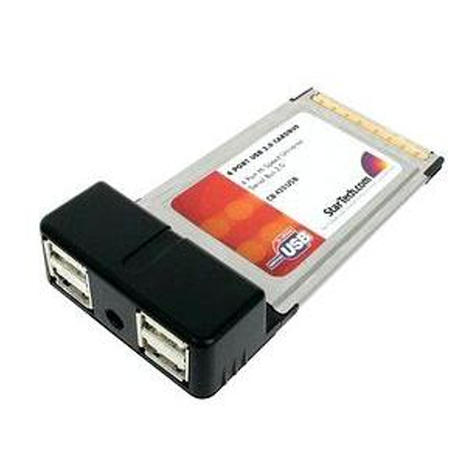 StarTech.com CARDBUS CB420USB User manual StarTech.com CARDBUS CB420USB User manual