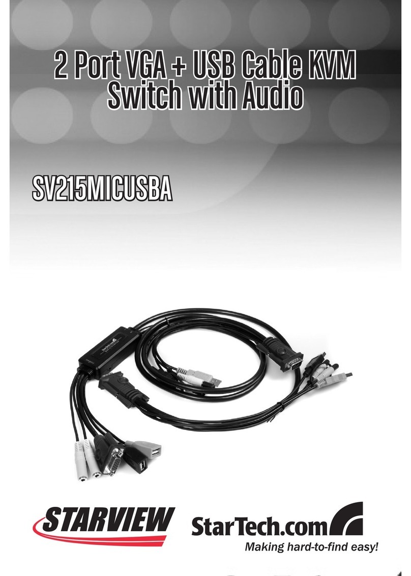 StarTech.com STARVIEW SV215MICUSBA User manual StarTech.com STARVIEW SV215MICUSBA User manual
