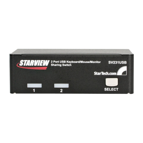 StarTech.com StarView SV231USB user manual StarTech.com StarView SV231USB user manual