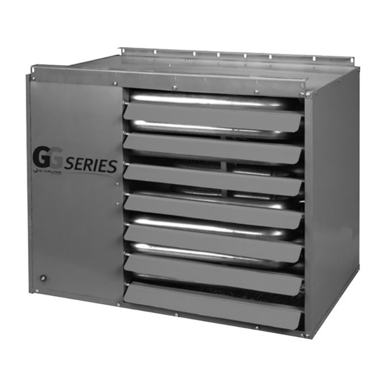 Sterling TUBULAR GAS FIRED DIRECT SPARK PROPELLER UNIT HEATERS... installation instructions