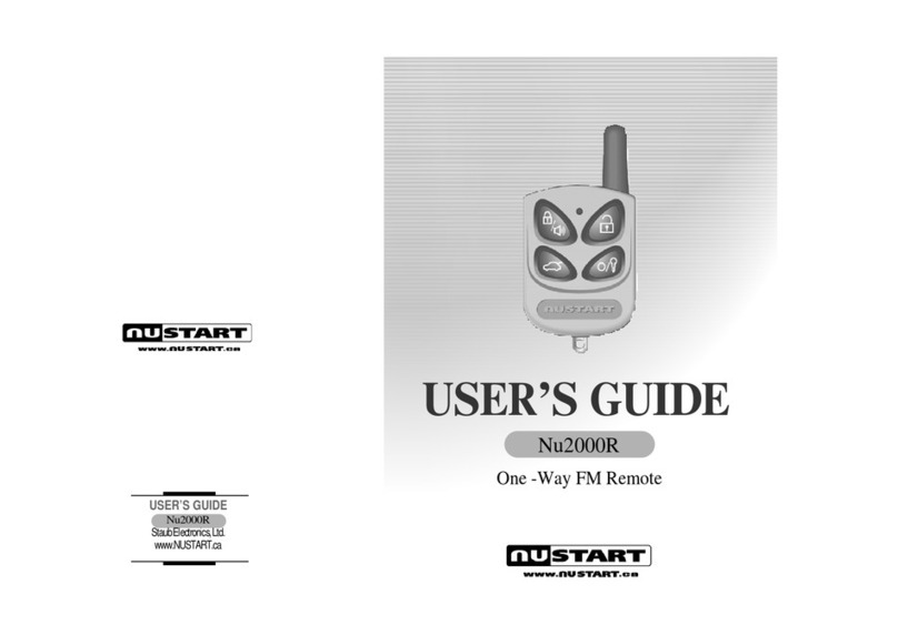 Nustart NU2000R User manual