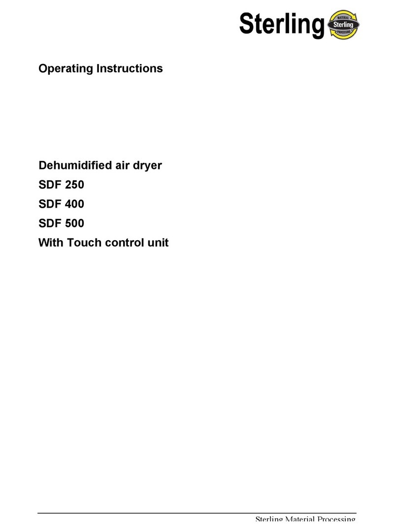 Sterling SDF 500 operating instructions