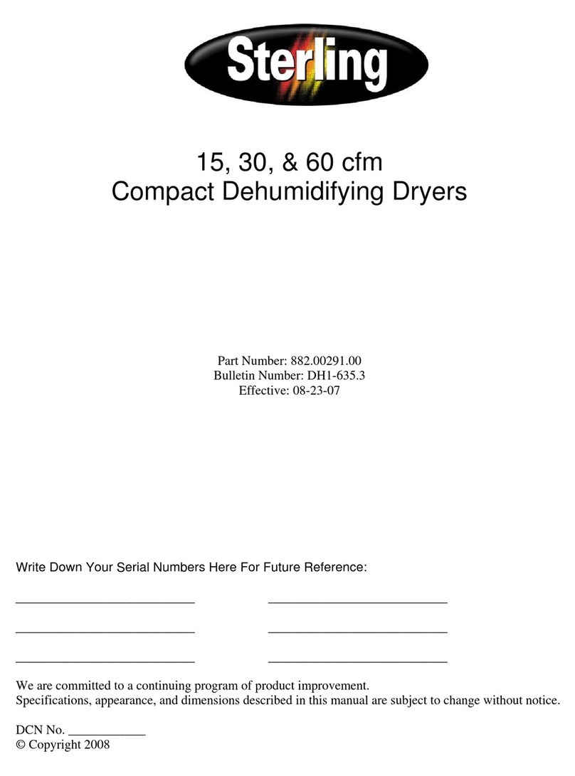 Sterling 882.00291.00 User manual