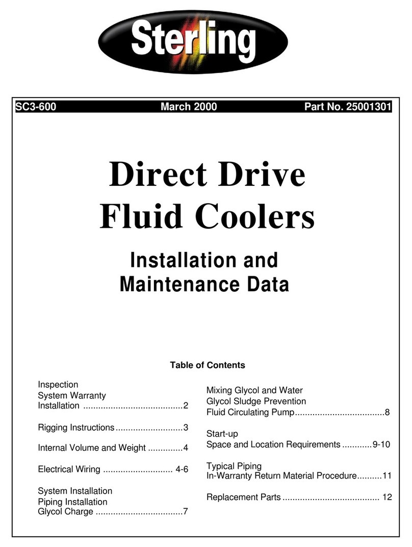Sterling 25001301 Installation and Maintenance