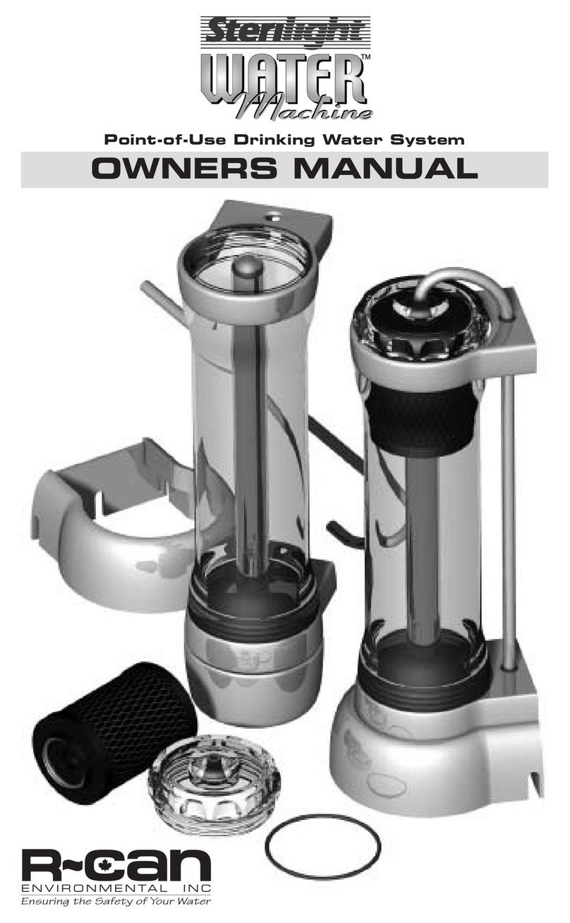 R-Can Point-of-Use Drinking Water System owner's manual R-Can Point-of-Use Drinking Water System owner's manual