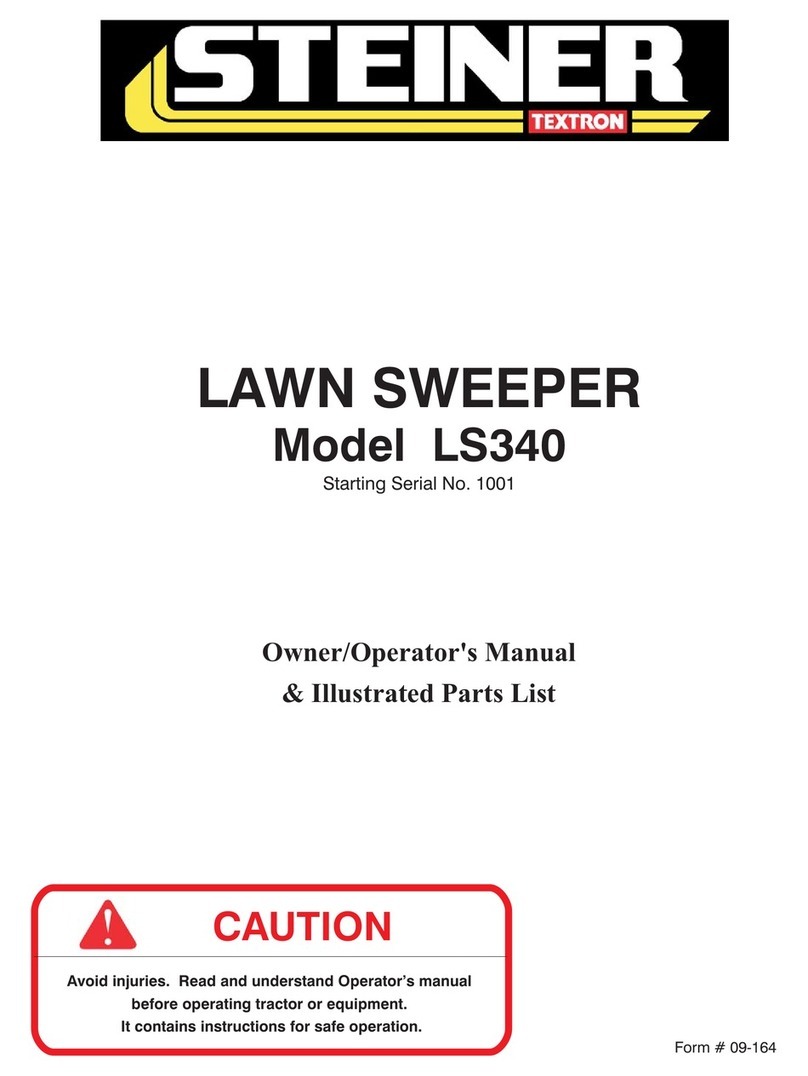 Steiner Turf LS340 Operator's manual & illustrated parts