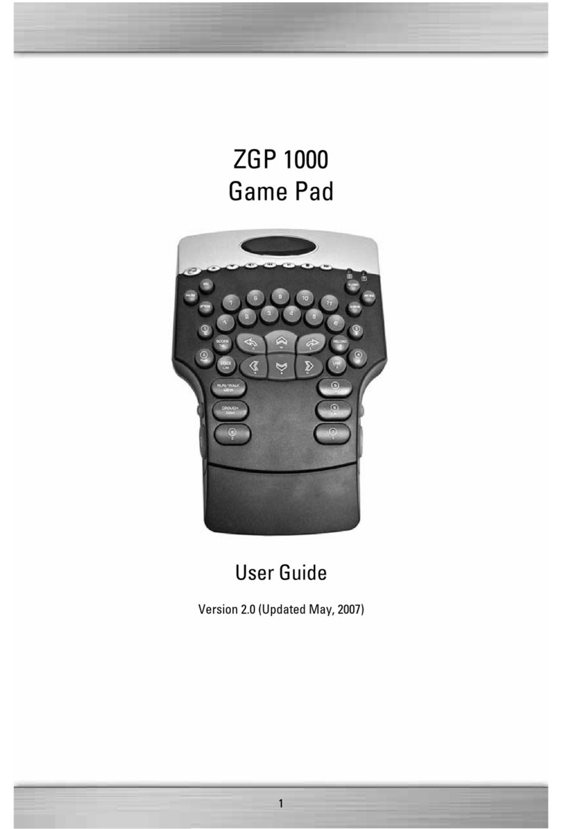 Ideazon ZGP 1000 User manual