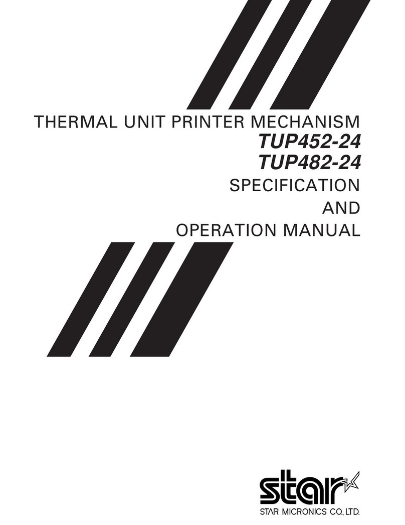 Star Micronics TUP452-24 User manual