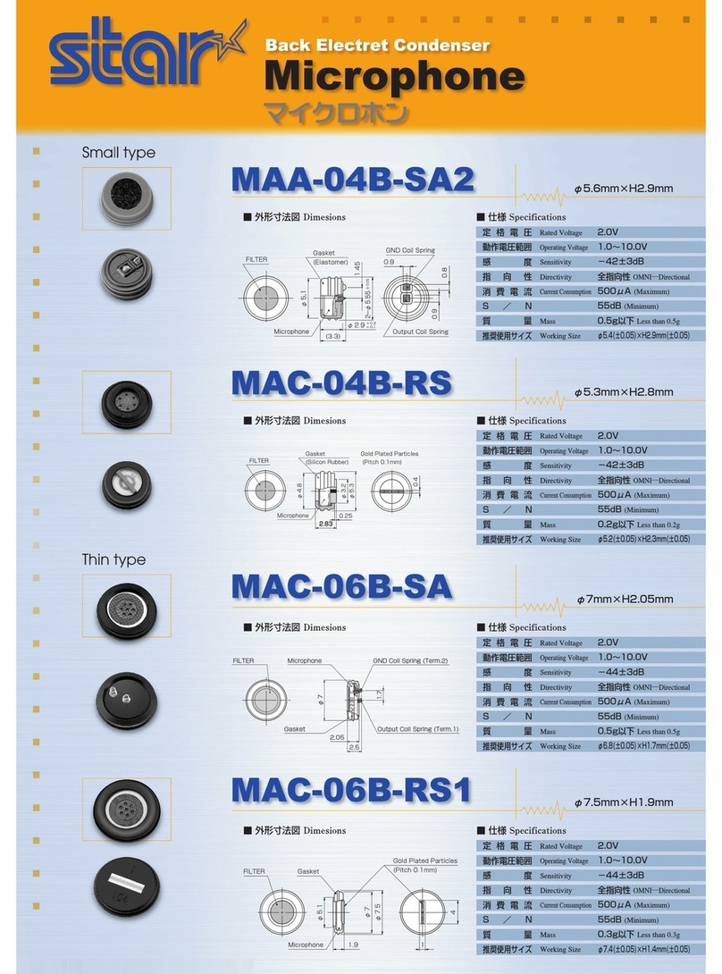 Star MAA-04B-SA2 Specification sheet