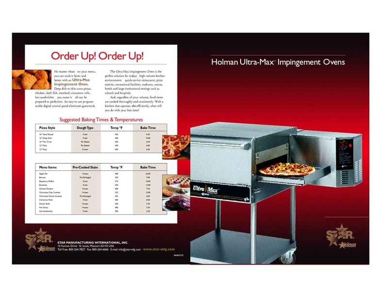 Star Holman Ultra-Max UM-1833 Specifications
