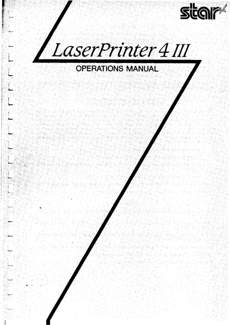 Star Micronics LaserPrinter 4III User manual