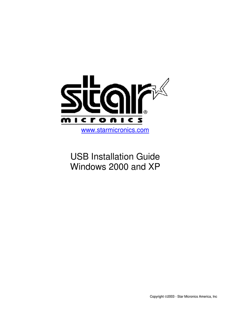 Star Micronics USB User manual