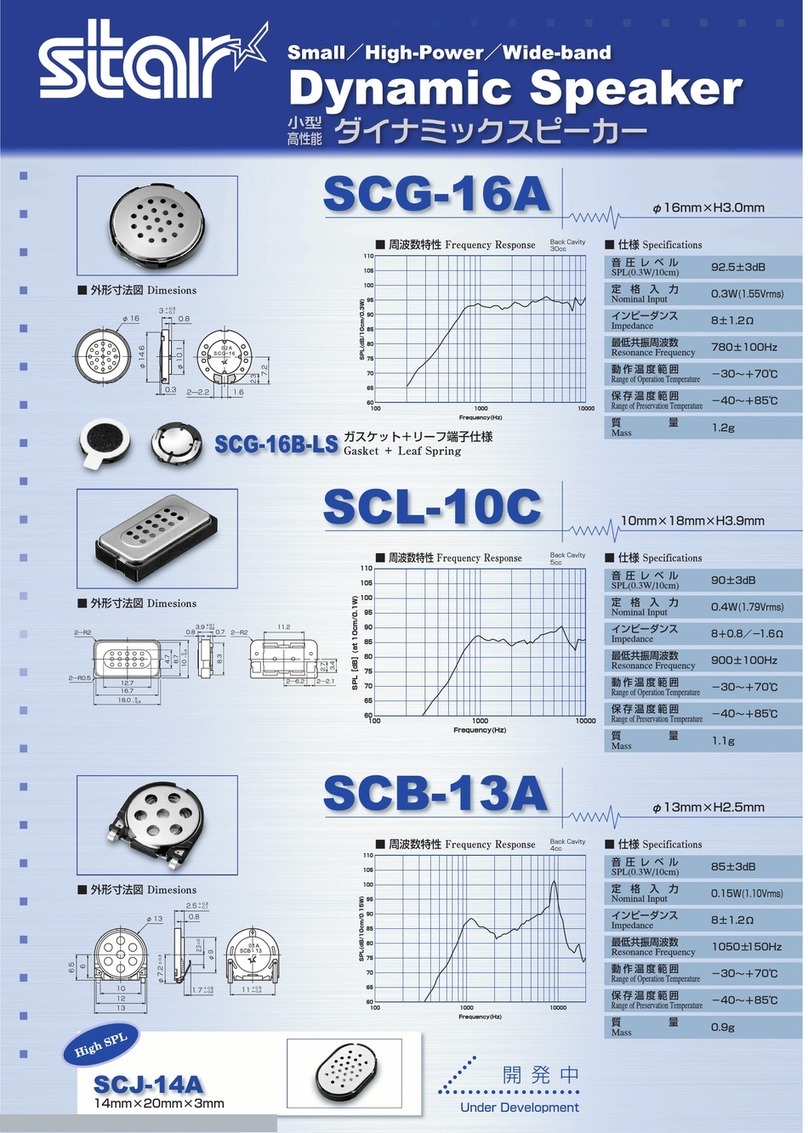 Star SCG-16A Specifications