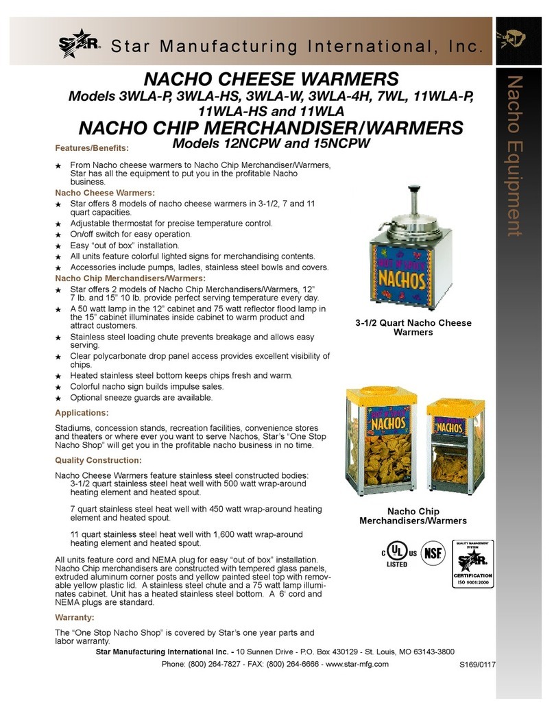 Star Manufacturing Nacho 11WLA-HS Brochure & specs