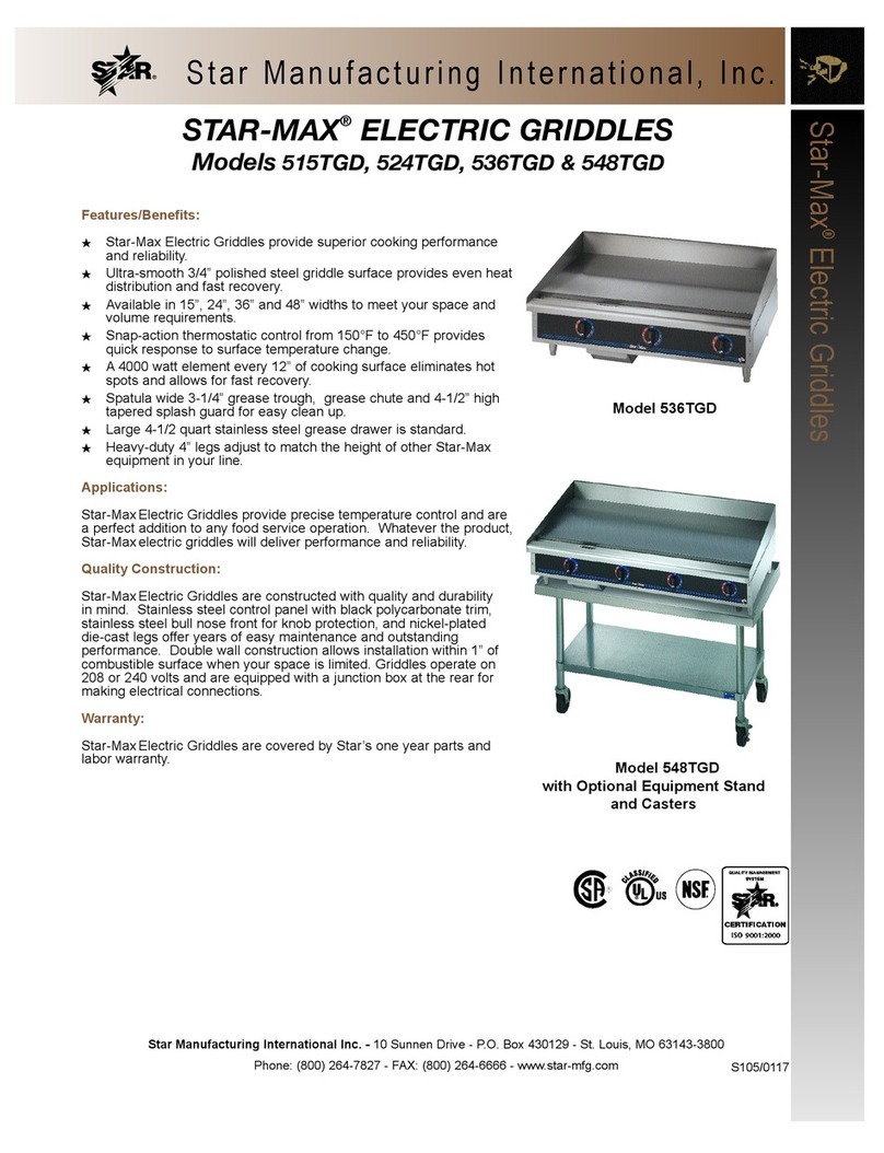 Star STAR-MAX 515TGD User manual