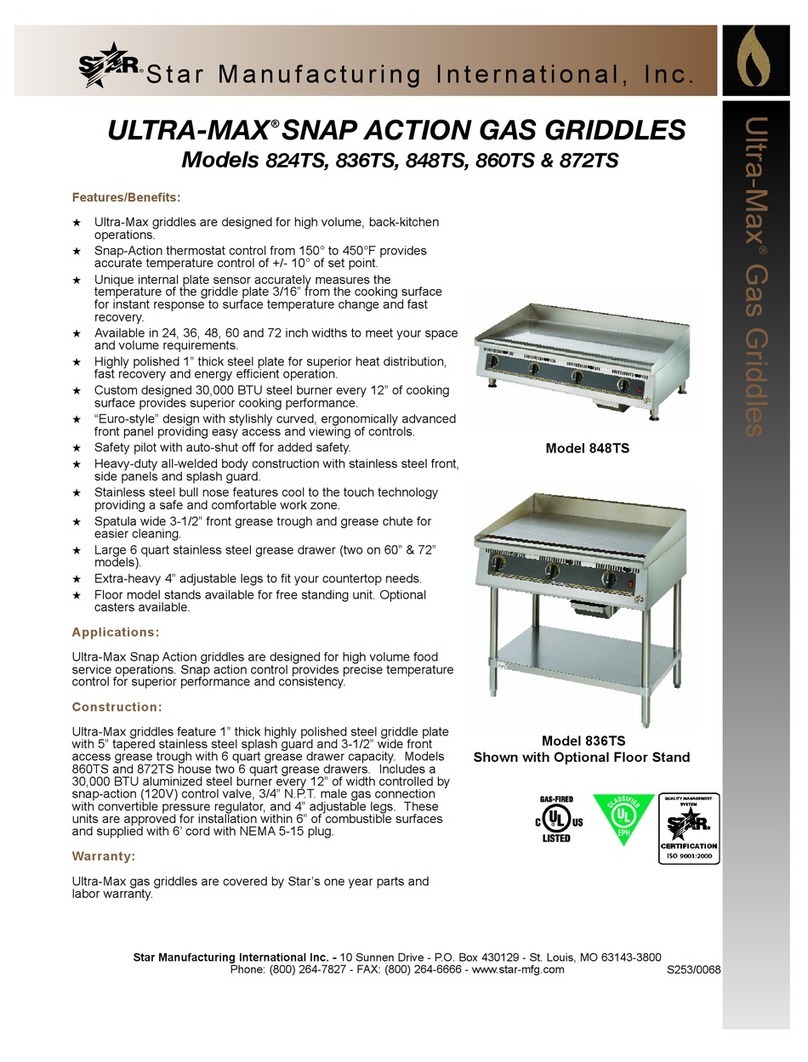 Star ULTRA-MAX 824TS User manual
