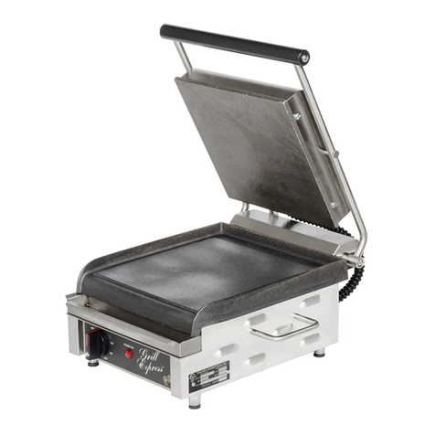 Star GRILL EXPRESS GX10IG Specification sheet