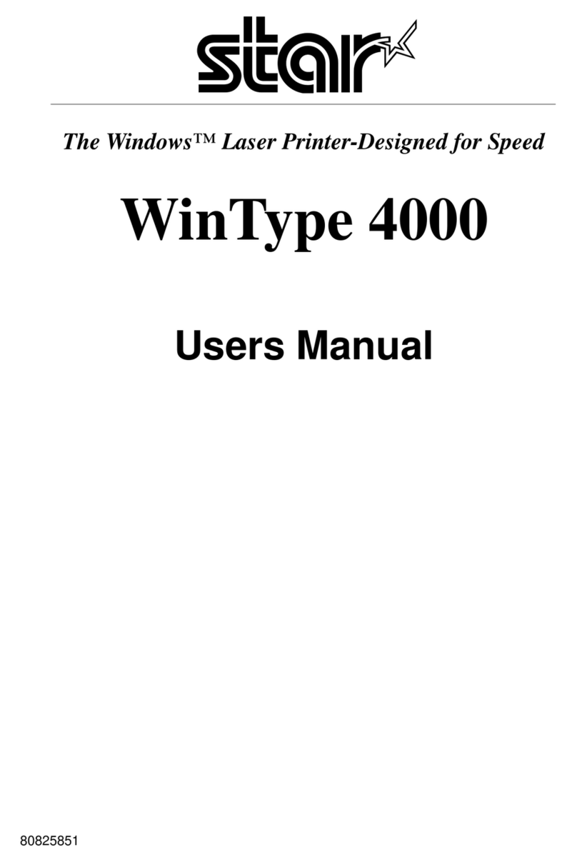 Star WinType 4000 User manual