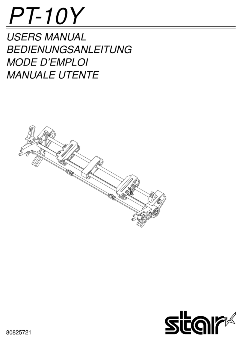 Star Micronics PT-10Y User manual