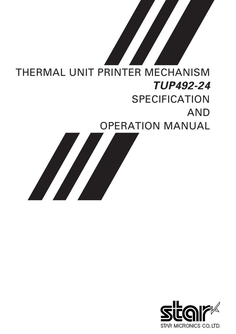 Star Micronics TUP492-24 Operation manual