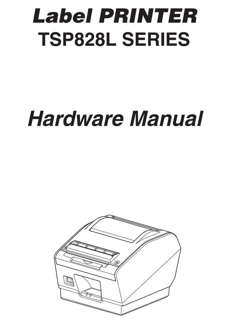 Star Micronics TSP828L Series Hardware manual