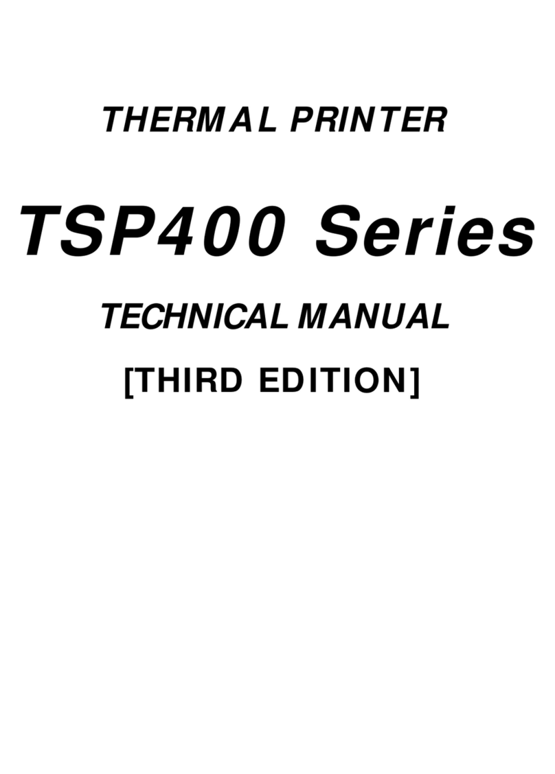 Star Micronics TSP400 Series User manual
